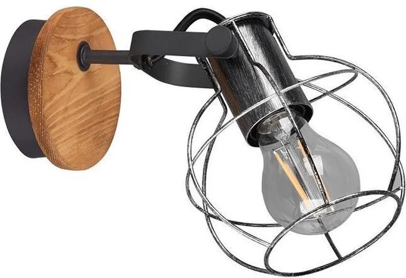 torce - Plafondlamp en wandlamp - 1 lichts - L 17 cm de Trio en Argent – photo produit