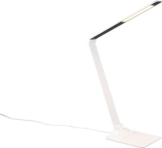 TRAVIS - Tafellamp - Bureaulamp - incl. 1x SMD 6,5W - Geïntegreerde dimmer - Memory functie - USB-poort - Oplaadfunctie