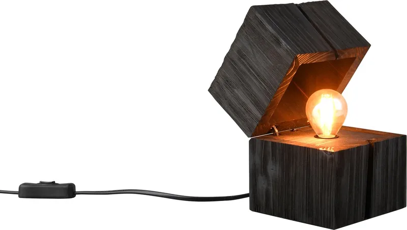 TREASURE - Tafellamp - incl. 1x E14 2W - Snoerschakelaar de Trio en Noir – photo produit