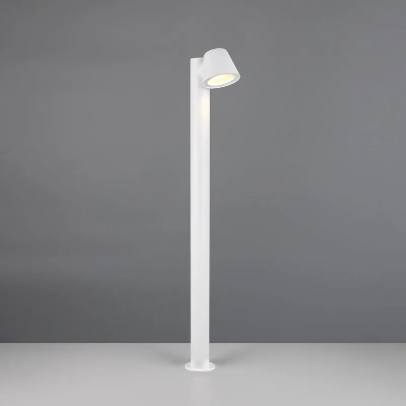 Tuinpadverlichting Beni, hoogte 100 cm, metaal fra Trio i Mat wit – produktbillede