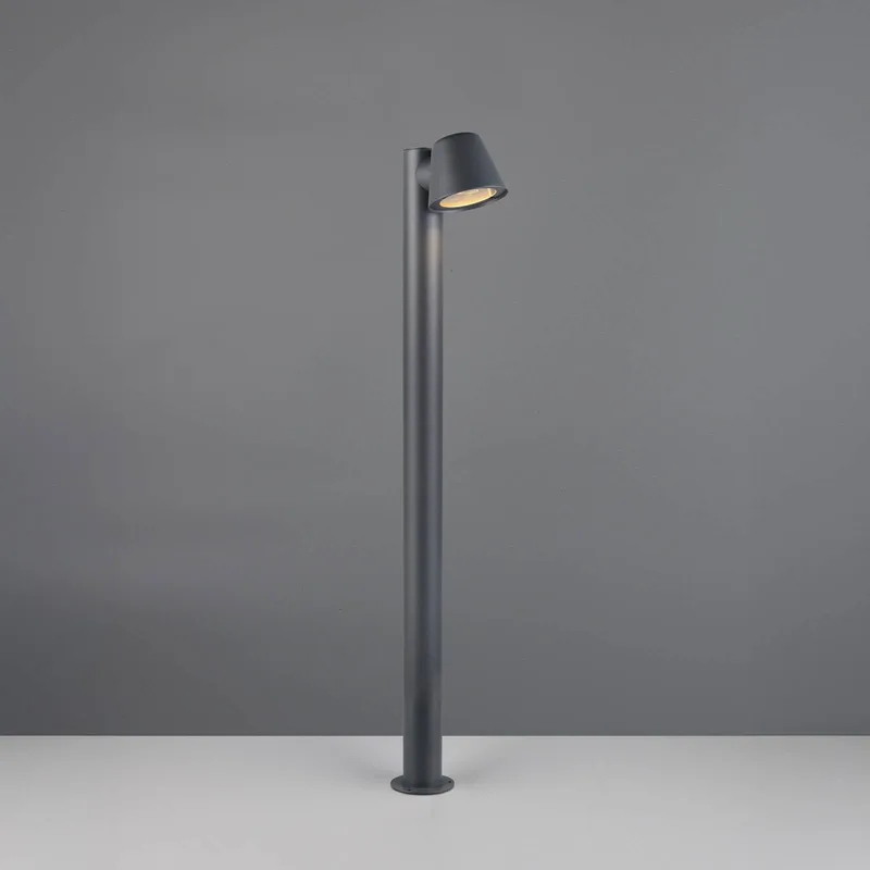 Tuinpadverlichting Beni, matzwart, hoogte 100 cm, metaal de Trio en Zwart mat – photo produit