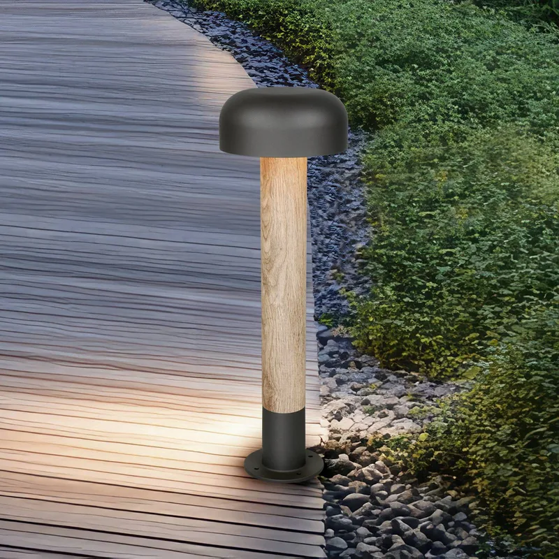 Tuinpadverlichting FRASER, betonlook, hoogte 54 cm, metaal, IP54 fra Trio i Beton – produktbillede