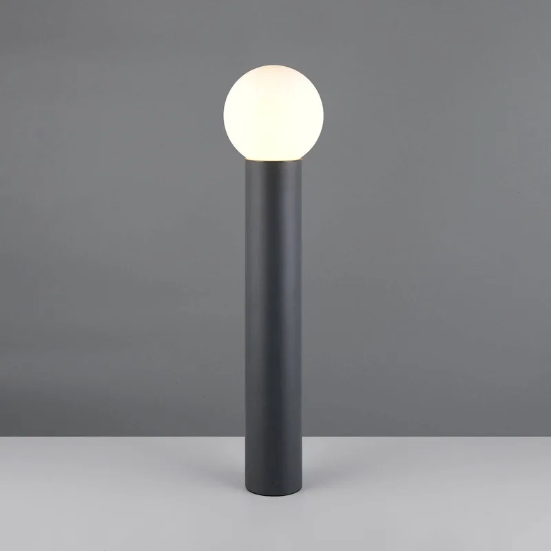 Tuinpadverlichting Mures, hoogte 80 cm, metaal de Trio en Anthracite – photo produit