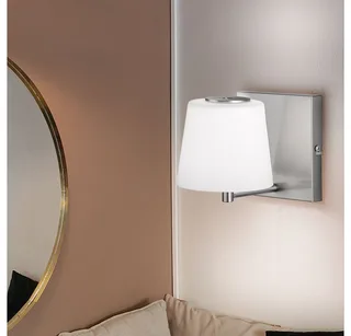 Wandlamp Genk 17 cm de Trio en Nikkel – photo produit 2 sur 5