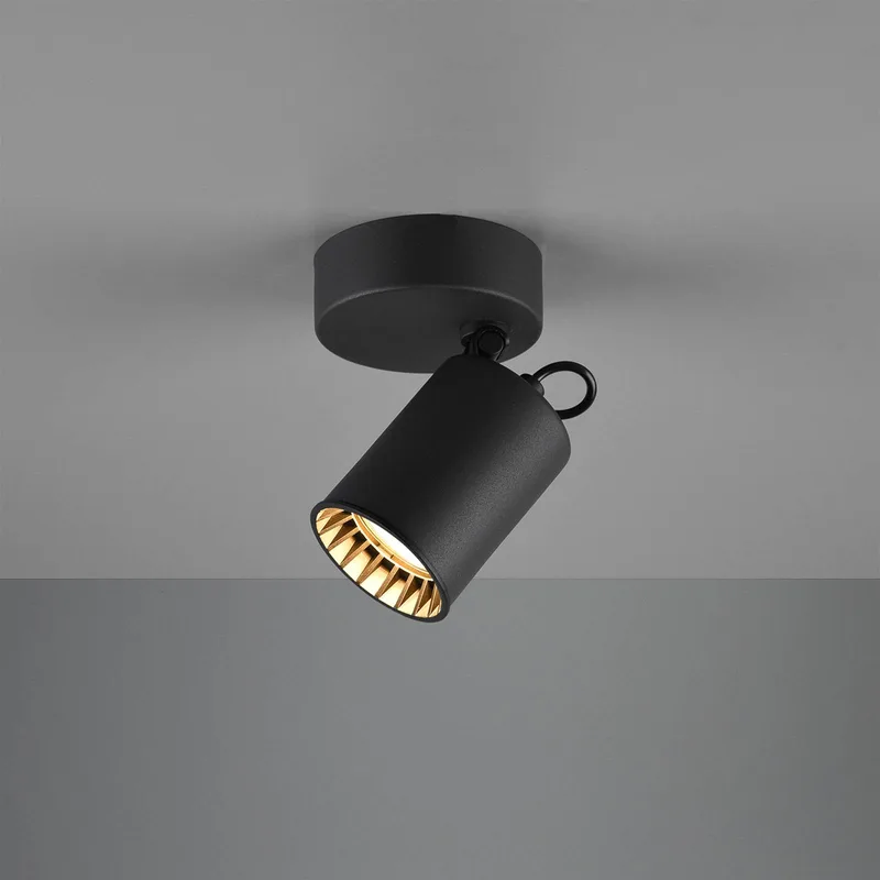 Wandspot Pago, 1-lamp van Trio in Zwart – productfoto