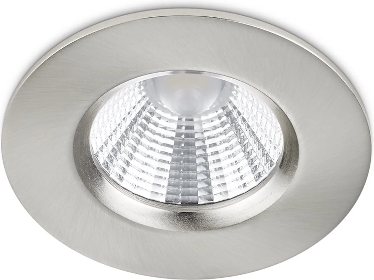 ZAGROS - Inbouwspots - mat - incl. 1x SMD 5W de Trio en Nikkel – photo produit