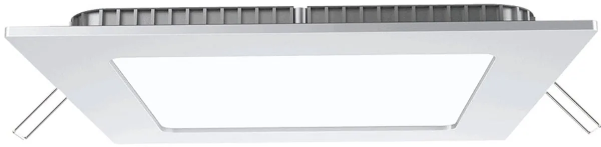 Inbouw paneel aluminium plafondlamp vierkante wit, LED 15W 1350Lm koel wit, LxBxH 16x16x2 cm fra V-TAC i Hvid – produktbillede