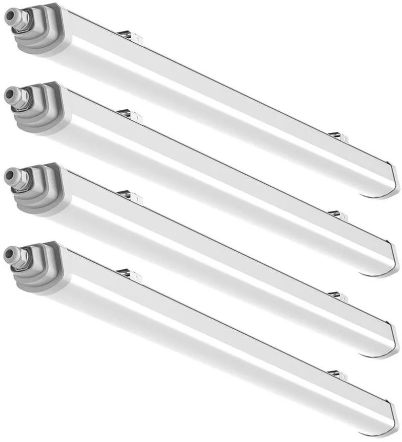 Kelderlamp Plafondlamp LED garageverlichting Hallamp, IP65, 18W 2160lm 6500K koel L 60 cm, set van 4 von V-TAC in Weiß – Produktfoto