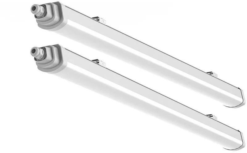 Kelderlamp Plafondlamp LED garageverlichting Halverlichting, IP65, 18W 2160lm 6500K koel L 60 cm, set van 2 fra V-TAC i Hvid – produktbillede