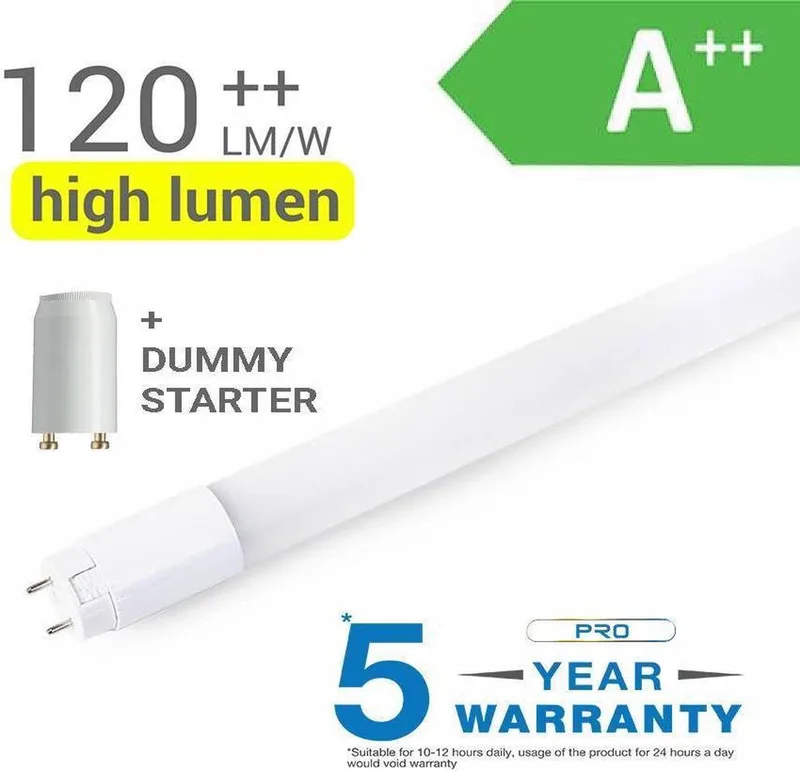 LED Buis 120cm High Lumen 6000K de V-TAC – photo produit