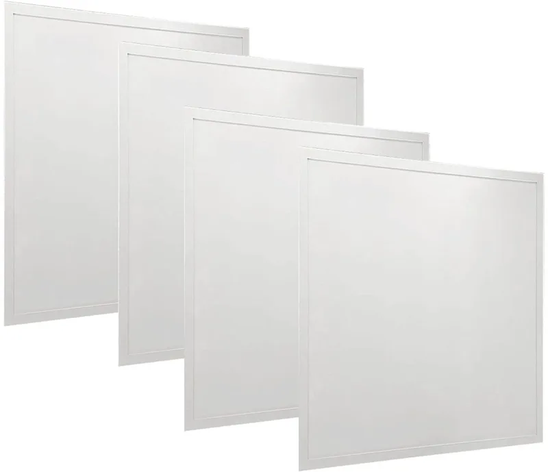 LED inbouwpaneel vierkant plafondpaneel inbouwlamp aluminium wit, 36W 4320Lm neutraal wit, LxBxH 59,5x59,5x3,3 cm, set van 4 von V-TAC in Weiß – Produktfoto