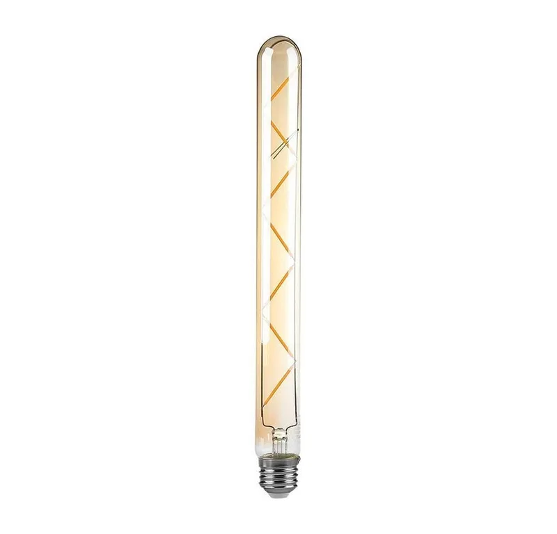 LED-Leuchtmittel 7 W LED Leuchtmittel Filament Nostalgie E27 Stableuchte Form T30 Ø, Warmweiß, E27 sockel Ø 30 mm Länge 30 cm T30 7w 2200 Kelvin fra V-TAC – produktbillede