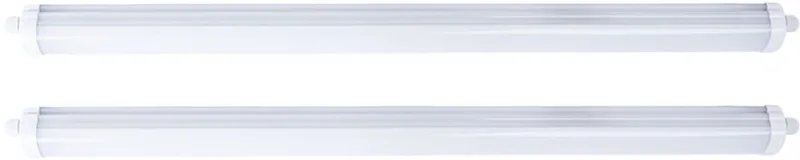 LED plafondlamp vochtbestendig LED garageverlichting LED buis, serieschakeling, spatwaterdicht, 1x LED 36W 4320lm neutraal L 120 cm, set van 6 van V-TAC in Wit – productfoto