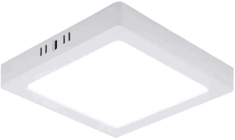 LED plafondlamp woonkamerlamp hallamp opbouw paneel vierkante keukenlamp, wit kunststof, 18W 1980lm 6500K koel wit, L 21,4 cm de V-TAC en Blanc – photo produit