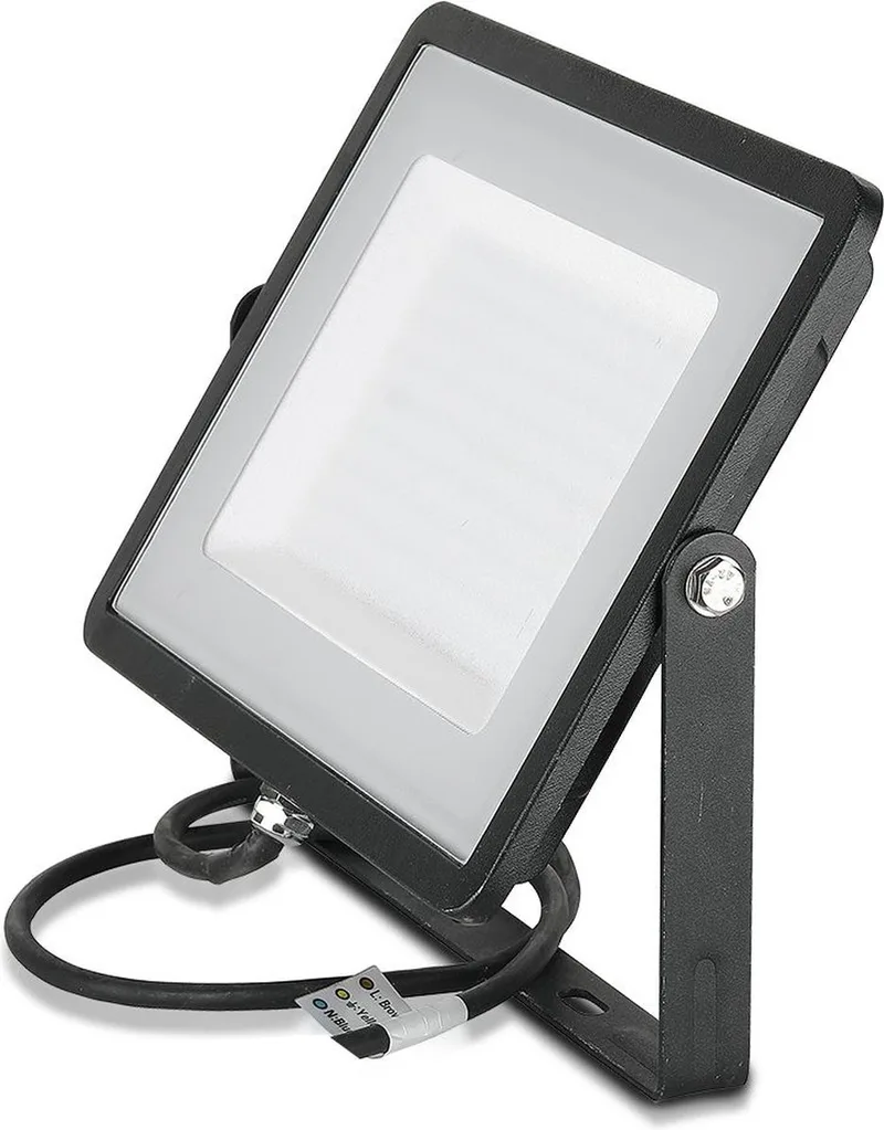 LED Schijnwerper 100W Slimline Pro - Warm Wit 3000K de V-TAC en Noir – photo produit
