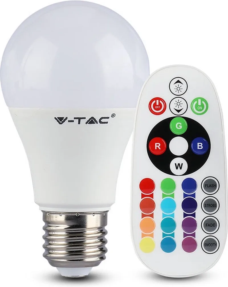 Ledlamp Vt-2229 E27 9w 806lm 3000k Wit 2-delig de V-TAC – photo produit
