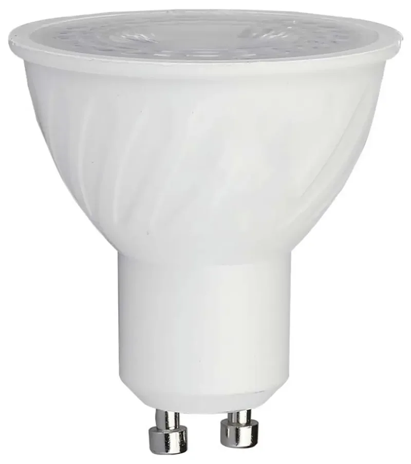 V-TAC 211996 SMD LED-lamp Energielabel F (A - G) GU10 Reflector 6 W = 60 W Daglichtwit (Ø x h) 50 mm x 80 mm Dimbaar 1 stuk(s) fra V-TAC – produktbillede