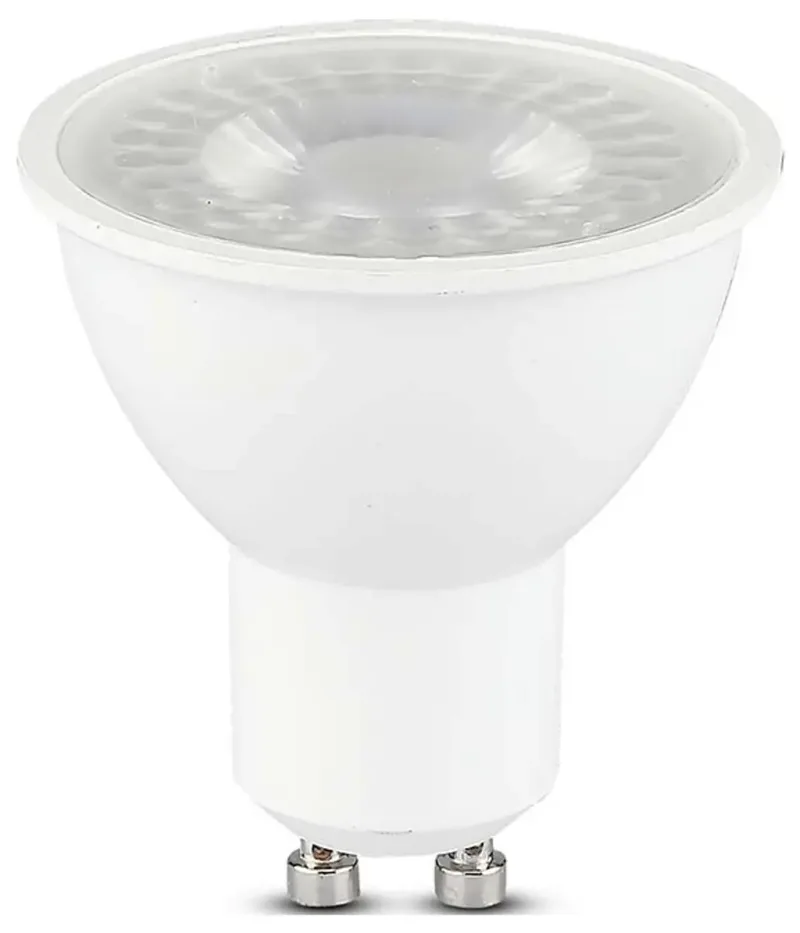 V-TAC 218776 SMD LED-lamp Energielabel F (A - G) GU10 Reflector 7.5 W = 70 W Wit (Ø x h) 50 mm x 80 mm Niet dimbaar 1 stuk(s) fra V-TAC – produktbillede
