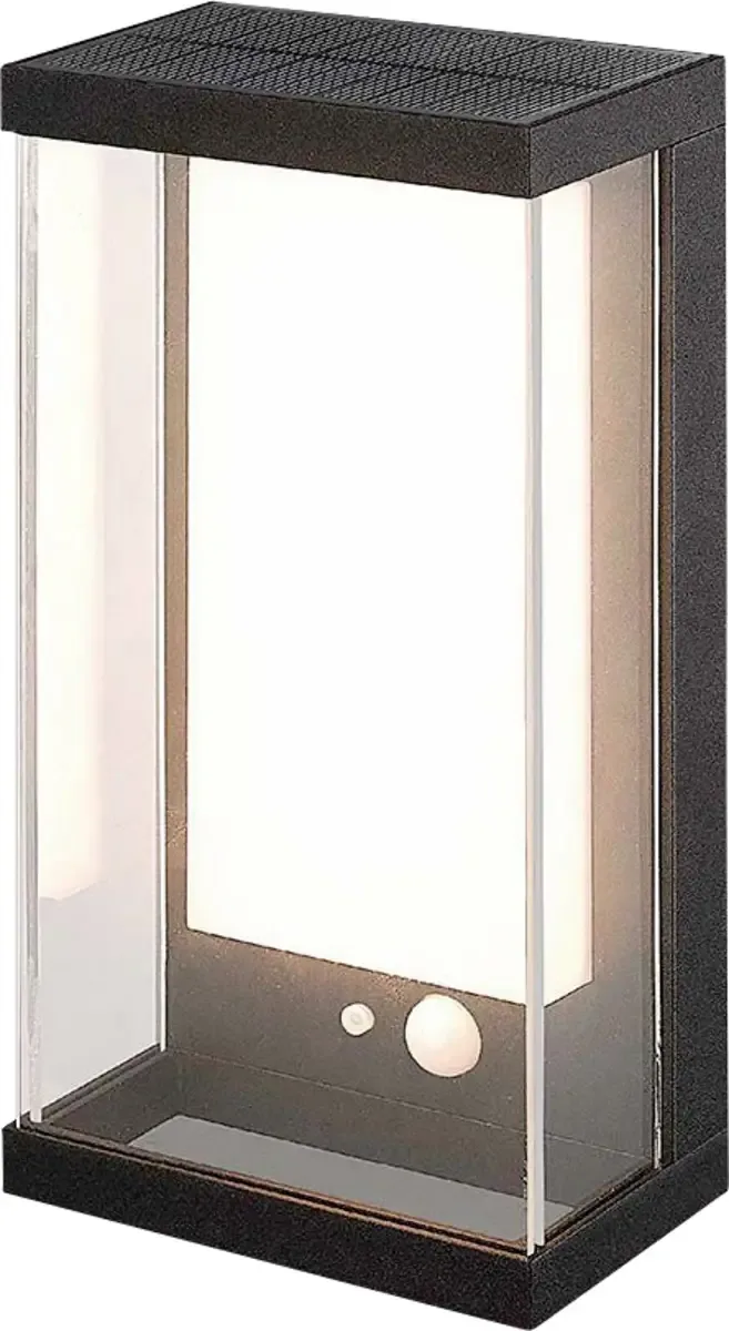 V-TAC 23032 VT-1193 Applique solaire extérieure avec détecteur de mouvement LED LED 1 W noir de V-TAC en Noir – photo produit