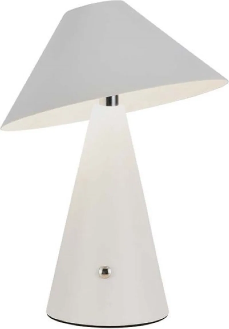 VT-1051-W Oplaadbare Tafellamp - IP20 - 3W - 200 Lumen - 3IN1 de V-TAC en Blanc – photo produit