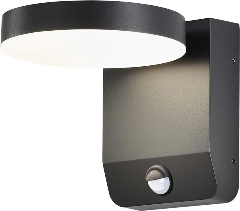 VT-11020S-RD-B LED wandlamp buiten met bewegingssensor 17W IP65 – 2520lm 4000K buitenlamp de V-TAC en Noir – photo produit