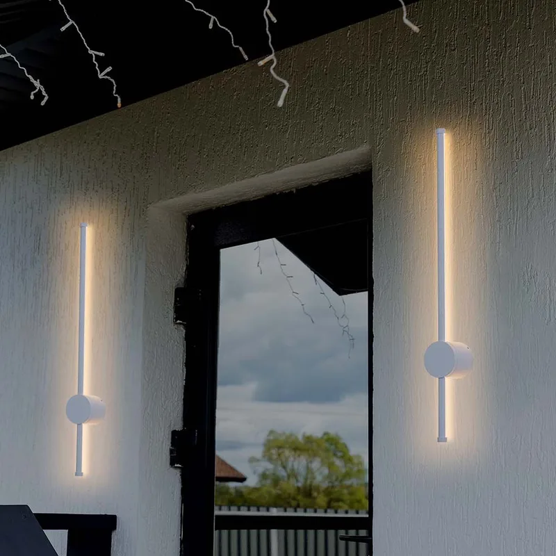 VT-11112-W LED Moderne Wandlamp - IP65 Waterdicht - Witte Behuizing - 12W - 1400 Lumen - 3000K von V-TAC in Weiß – Produktfoto