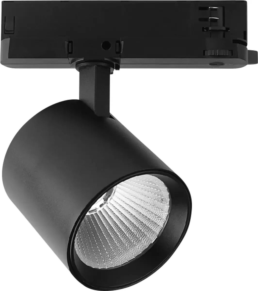 VT-11130 Spot LED sur rail triphasé LED intégrée 30 W CEE: E (A - G) LED från V-TAC i Svart – produktbild