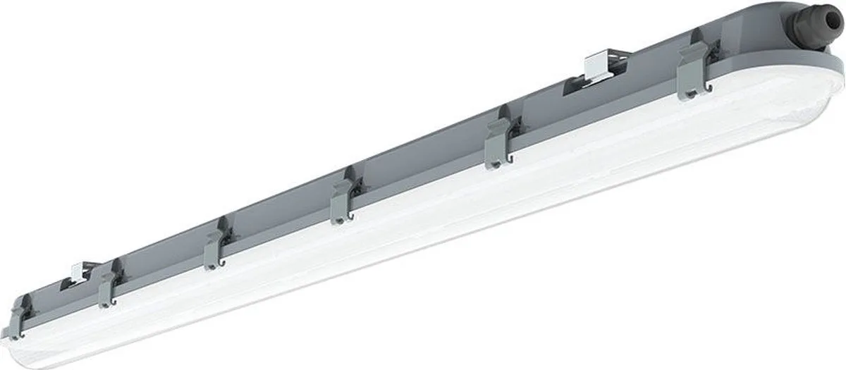 VT-120036-M-N LED Armaturen - Milky Cover Serie - Samsung - IP65 - 36W - 4320 Lumen - 6500K - 120CM fra V-TAC i Melkachtig – produktbillede
