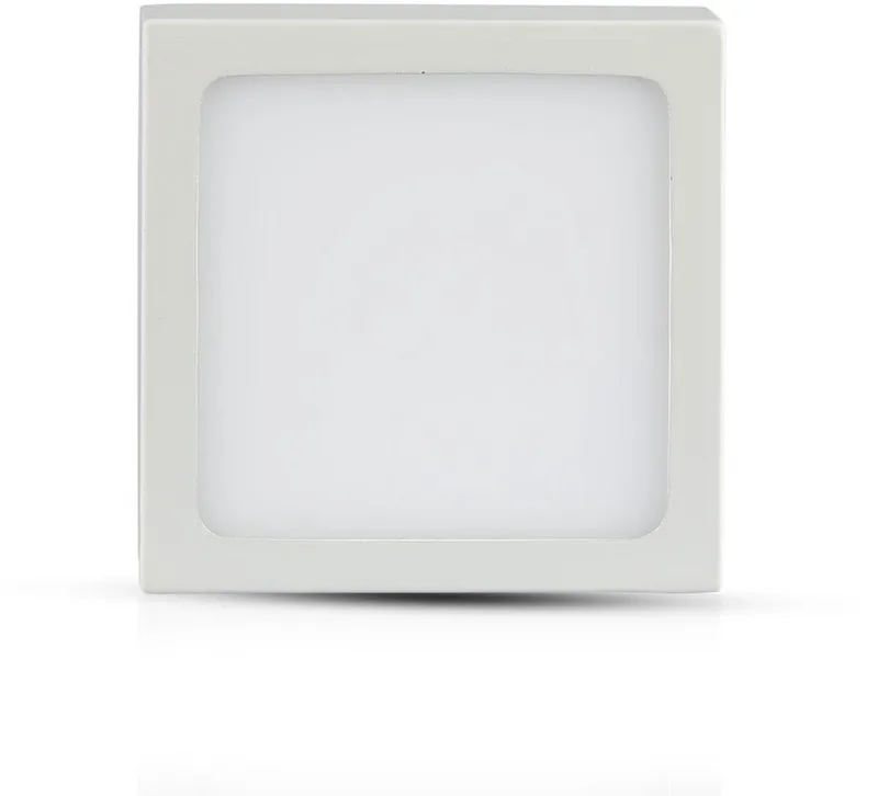 VT-1205 SQ LED Vierkant Minipaneel | Slank Oppervlak | IP20 | 12W | 900 Lumen | 6400K de V-TAC en Blanc – photo produit