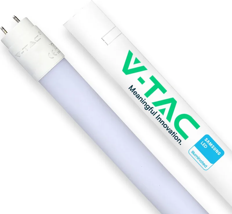 VT-122-N LED T8 Tube - Samsung - IP20 - Wit - 16,5W - 1850 Lumen - 4000K - 120CM fra V-TAC – produktbillede