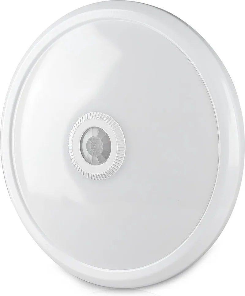 VT-13-N LED Ronde Plafondlamp - Samsung - PIR Sensor - 290mm - IP20 - 12W - 900 Lumen - 6400K von V-TAC in Weiß – Produktfoto