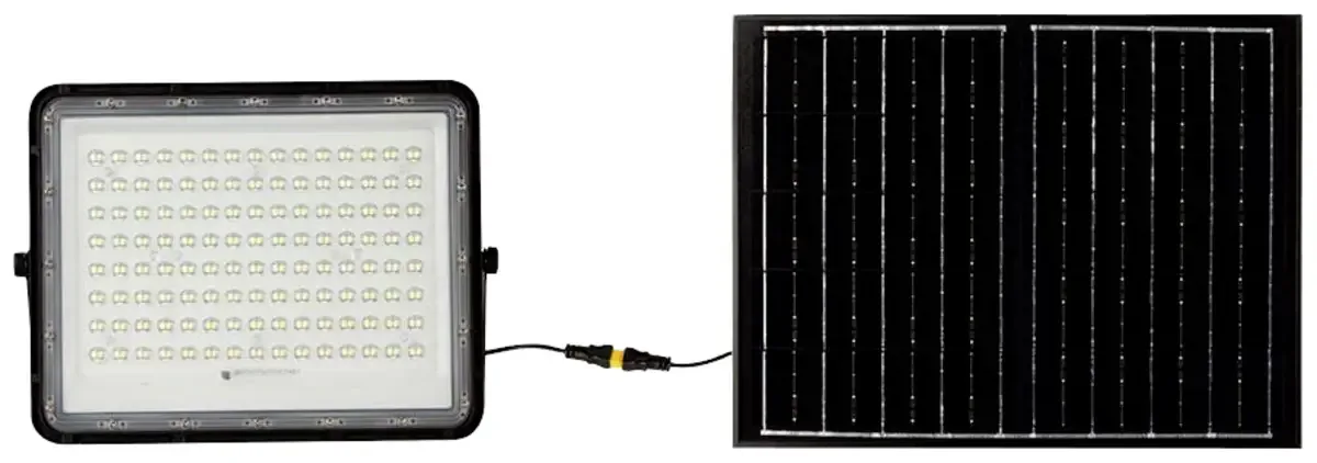 VT-180W 7827 Projecteur déclairage LED, Panneau solaire 0.5 W Couleur déclairage (ampoule LED): blanc froid de V-TAC en Noir – photo produit