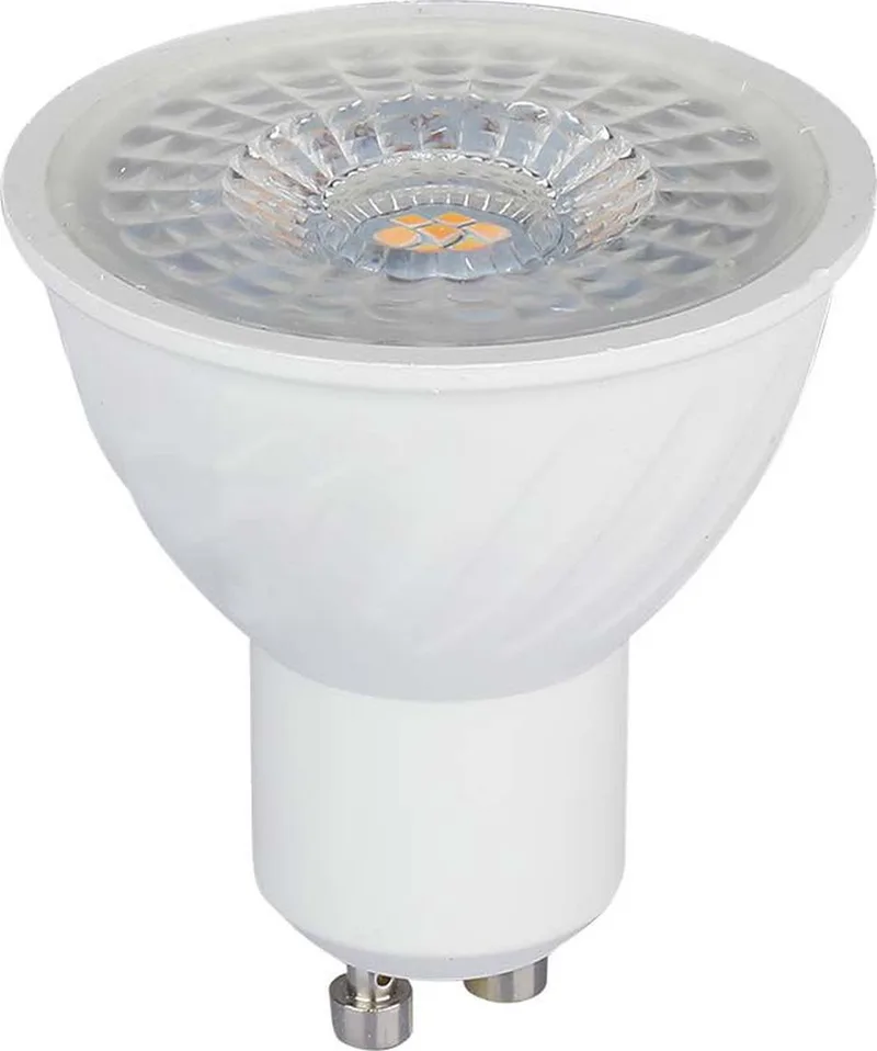 VT-247-N LED Spot Light - Samsung - GU10 - Lens 110° - IP20 - Wit - 6W- 445 Lumen - 4000K de V-TAC – photo produit