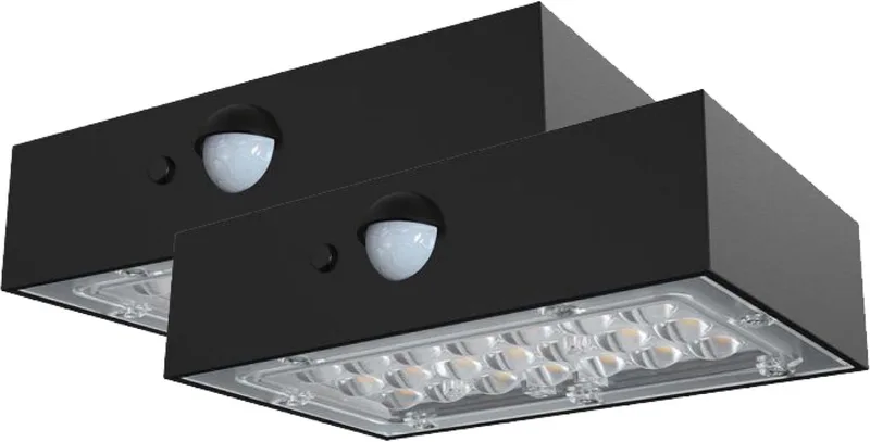 VT-403-B Solar Verlichting Wandlampen 3W 350lm 4000K IP65 VT-403-B de V-TAC en Noir – photo produit