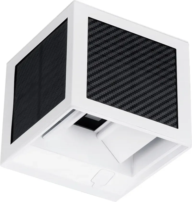 VT-408CCT-W 24295 Wandlamp op zonne-energie met bewegingsmelder LED 9 W från V-TAC i Vit – produktbild