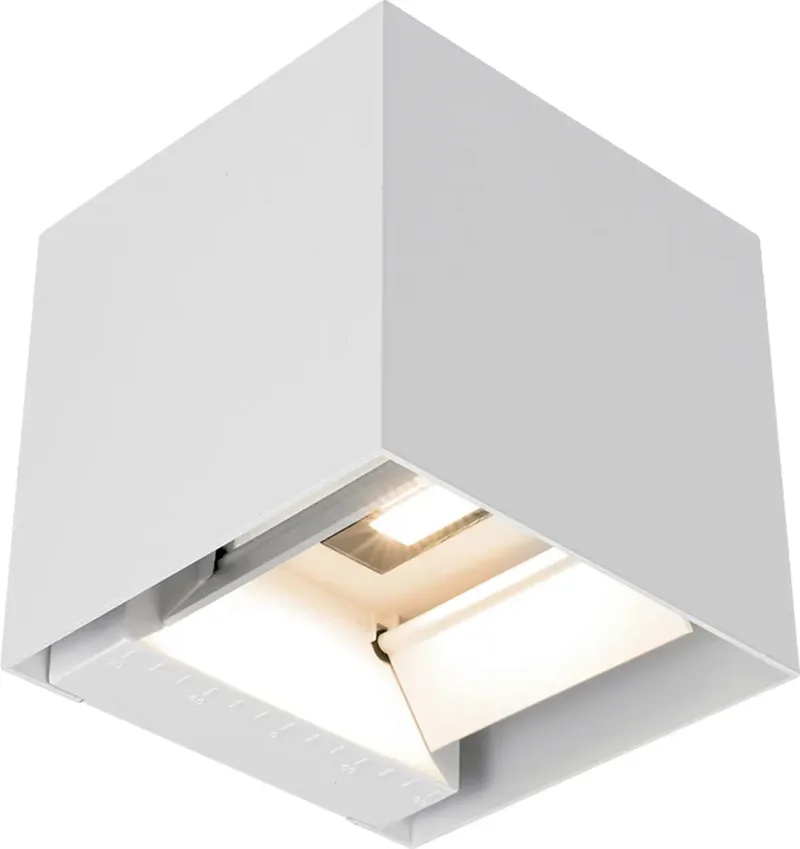 VT-409CCT-W 24063-1 Applique solaire extérieure avec détecteur de mouvement LED 9 W blanc de V-TAC en Blanc – photo produit