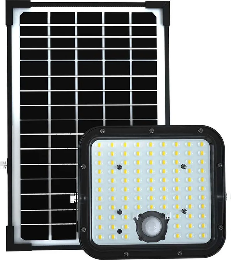 VT-432 10311 LED-flugtlys, Solcellemodul 30 W Lysfarve: Koldhvid fra V-TAC i Sort – produktbillede