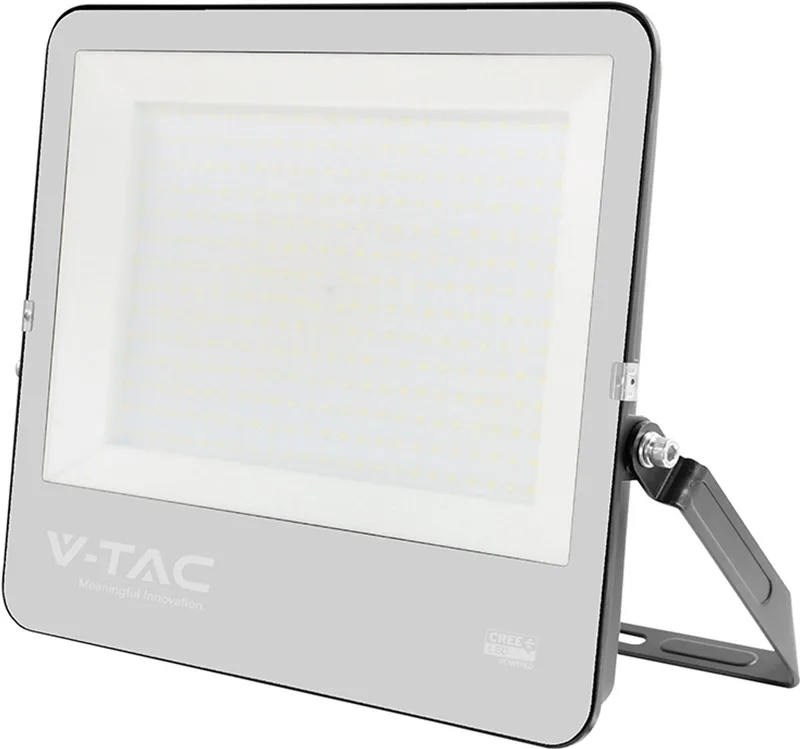 VT-44003 LED Schijnwerper - CREE - 135lm/w - IP65 Waterdicht - 300W - 40500 Lumen - 4000K fra V-TAC i Sort – produktbillede 1 af 2