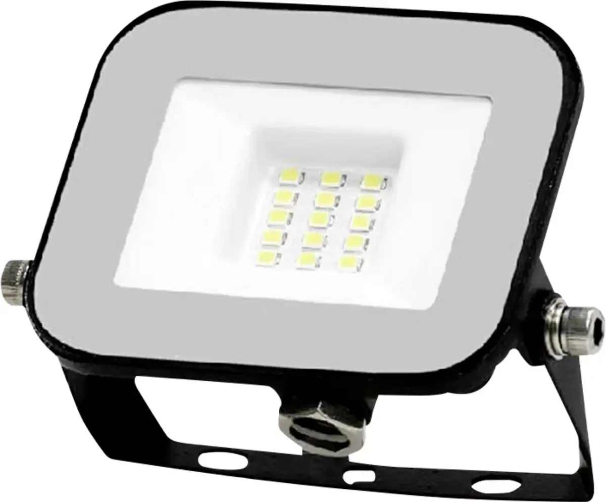 VT-44010 10010 Projecteur déclairage LED CEE: F (A - G) 10 W Couleur déclairage (ampoule LED): blanc froid de V-TAC en Noir – photo produit