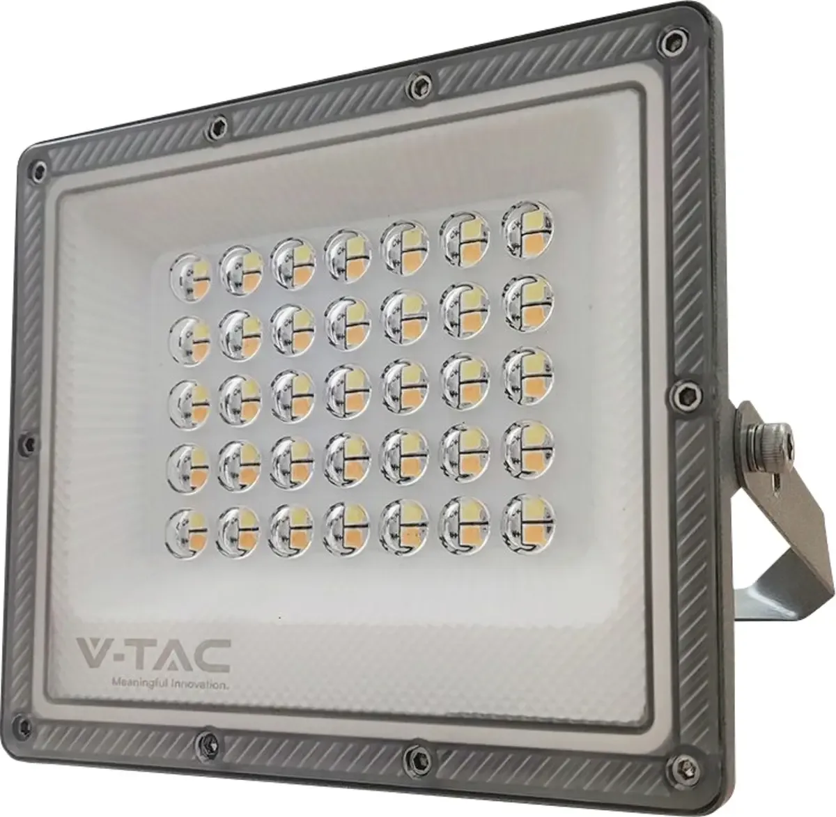 vt-44030cct 23613 Projecteur déclairage LED CEE: F (A - G) 30 W Couleur déclairage (ampoule LED): blanc chaud, blanc neutre, blanc froid de V-TAC en Gris – photo produit