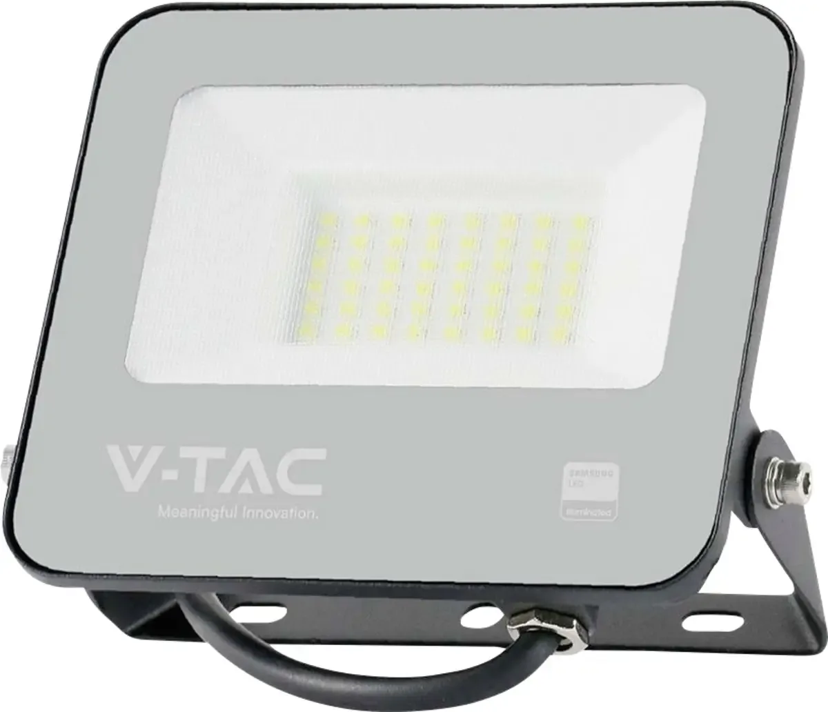 VT-44033 23196 Projecteur déclairage LED CEE: D (A - G) 30 W Couleur déclairage (ampoule LED): blanc chaud de V-TAC en Noir – photo produit