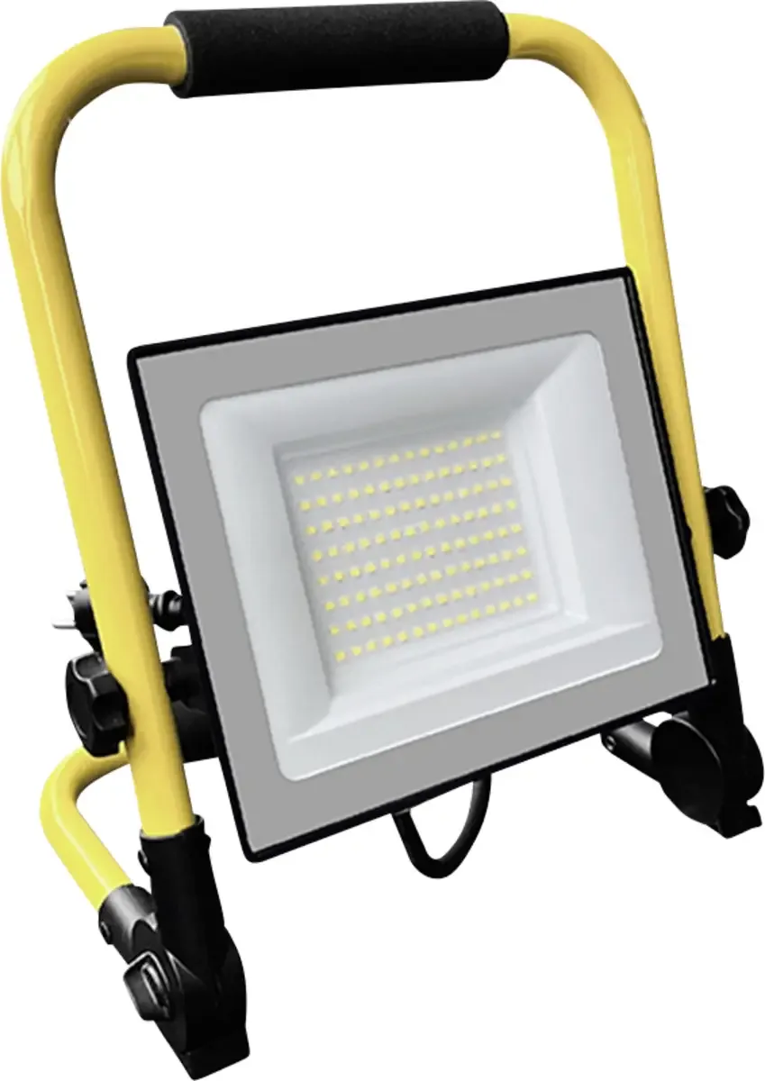 VT-44049 242186 Projecteur de chantier CEE: F (A - G) 50 W Couleur déclairage (ampoule LED): blanc neutre de V-TAC en Noir, Jaune – photo produit