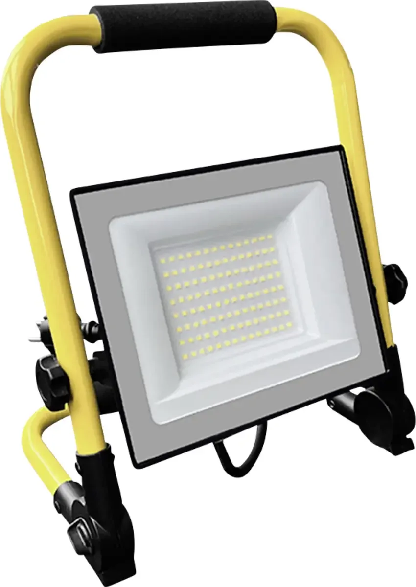 VT-44049 242196 Bouwlamp Energielabel: F (A - G) 50 W Lichtkleur (naam): Wit van V-TAC in Zwart, Geel – productfoto