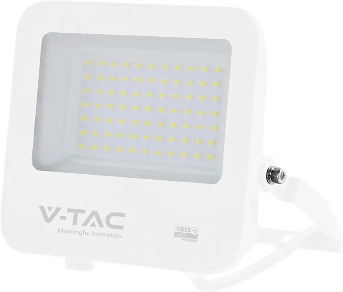 VT-4455 242096 Projecteur déclairage LED CEE: D (A - G) 50 W Couleur déclairage (ampoule LED): froid de V-TAC en Blanc – photo produit