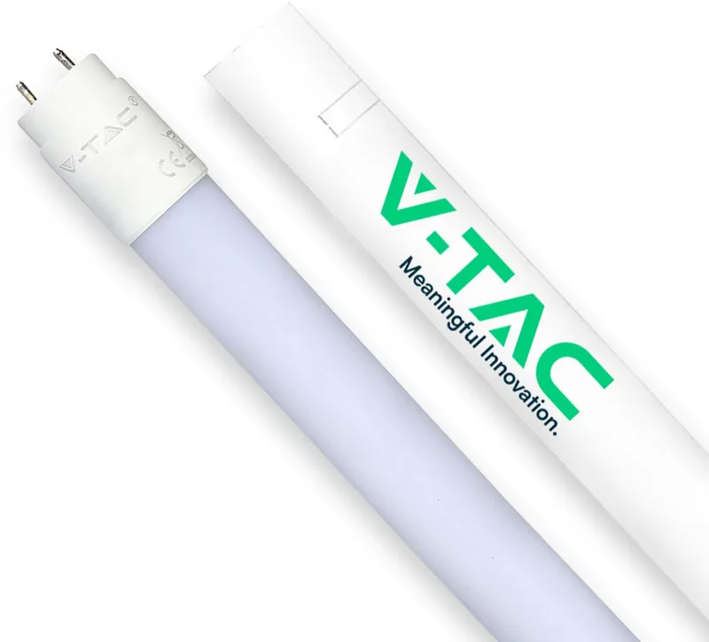 VT-6072-NR T8 witte LED buizen - IP20 - 10W - 850 Lumen - 4000K - 60CM de V-TAC – photo produit
