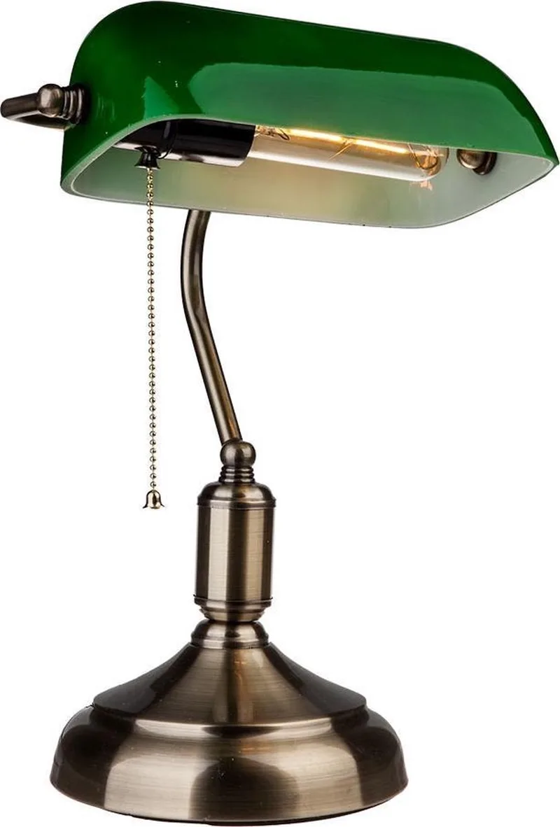 VT-7151-GR Tafellamp - Schakelaar - IP20 - E27 Houder de V-TAC en Vert – photo produit