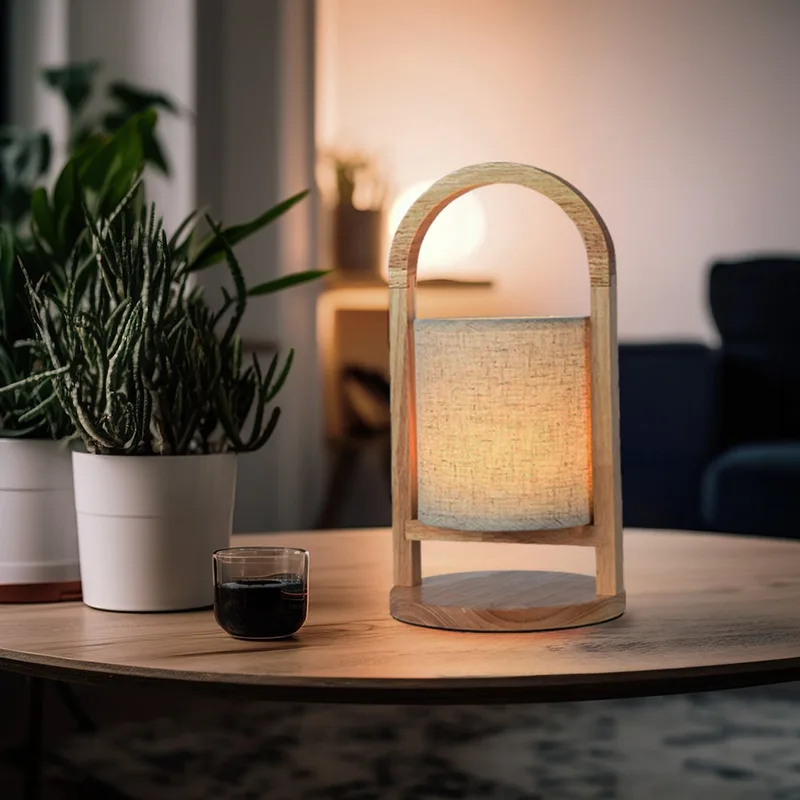 VT-7570 Oplaadbare tafellamp - IP20 - 1.5W- 100 Lumen - 3000K från V-TAC i Beige – produktbild