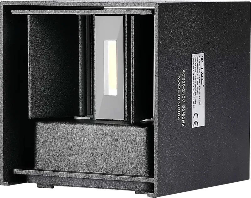 VT-759 217087 LED-wandlamp LED vast ingebouwd Energielabel: E (A - G) 5 W LED från V-TAC i Svart – produktbild