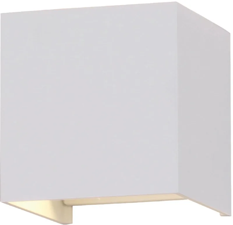 VT-759-W LED Vierkante Wandlamp - Bridgelux - IP65 Waterdicht - 6W - 660 Lumen - 4000K by V-TAC in White – product photo