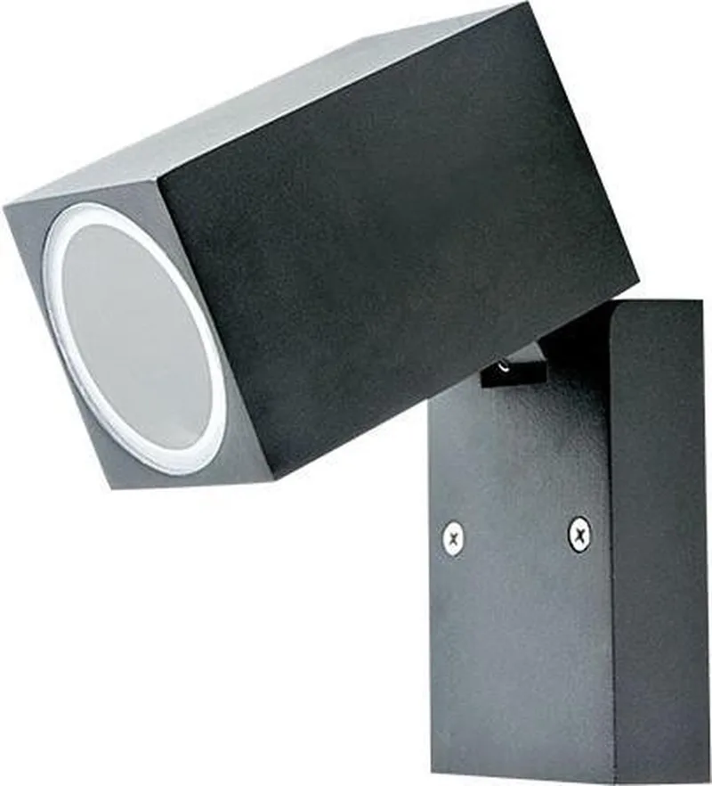 VT-7611 Wandlamp Buiten - Verstelbare Wandbevestigingen - GU10 Houder - IP44 - Mat de V-TAC en Noir – photo produit